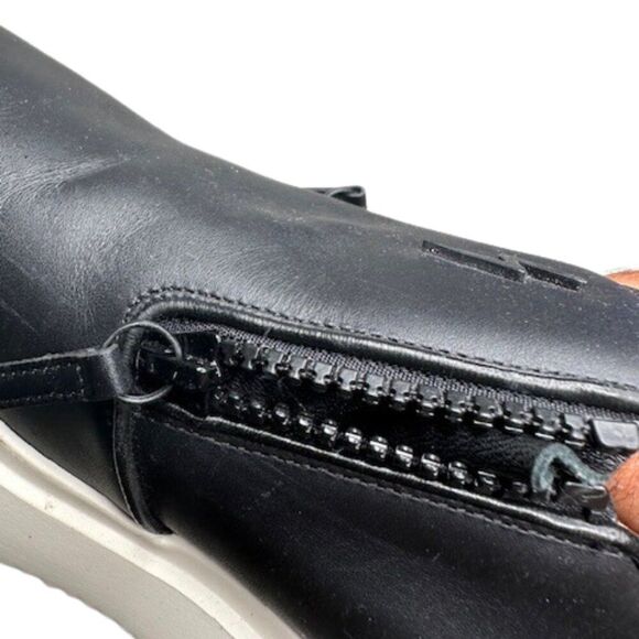 Giuseppe Zanotti Women's Black Fashion Sneakers with zip sides in Size 10 US - Picture 10 of 13